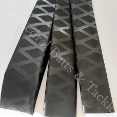 25mm Deluxe Diamond Wrap Non Slip Textured Black Heat Shrink Tubing 1.6m